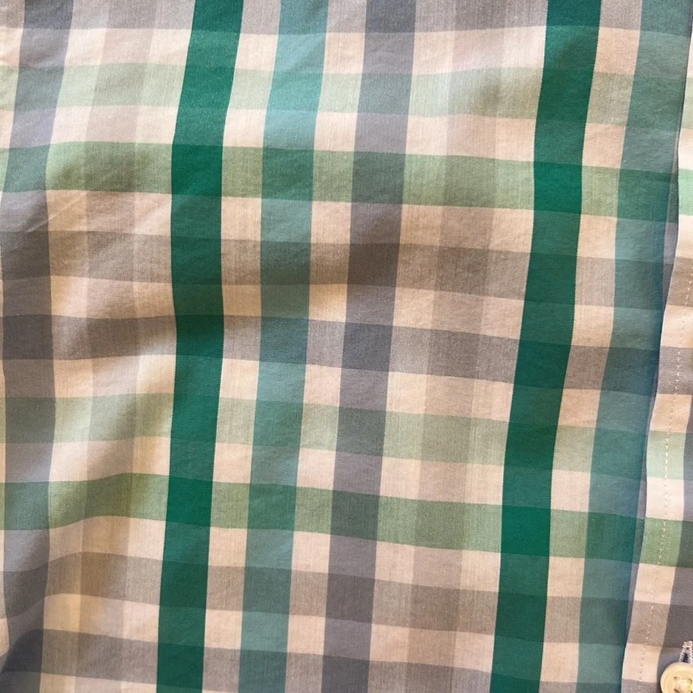 J. Crew Factory Performance Slim Gingham Shirt